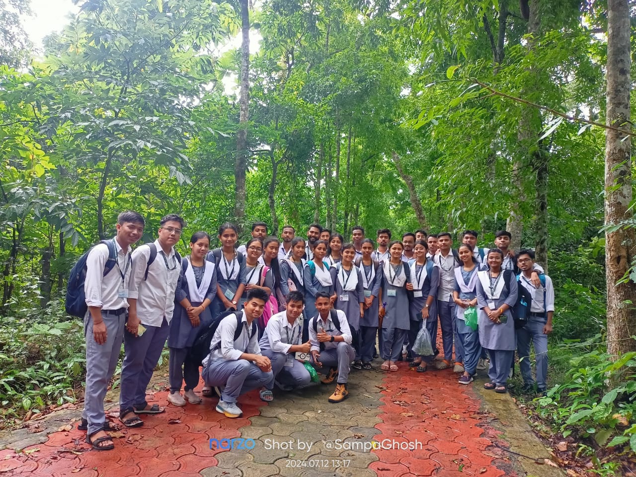 Excursion of Botany Dept. 