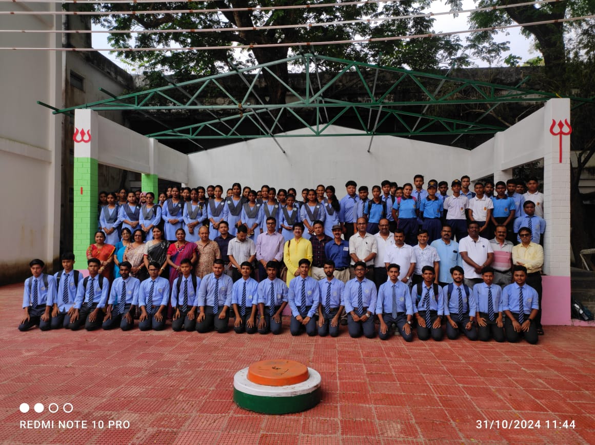 Ex-Principal Sir with students and colleagues